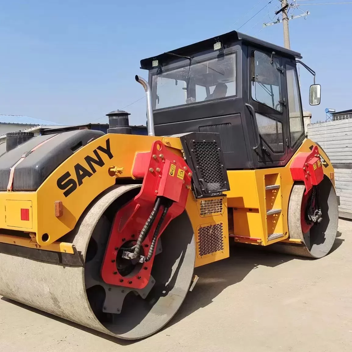 استفاده شده sany double drum road roller yzc13c road bulding mchinery