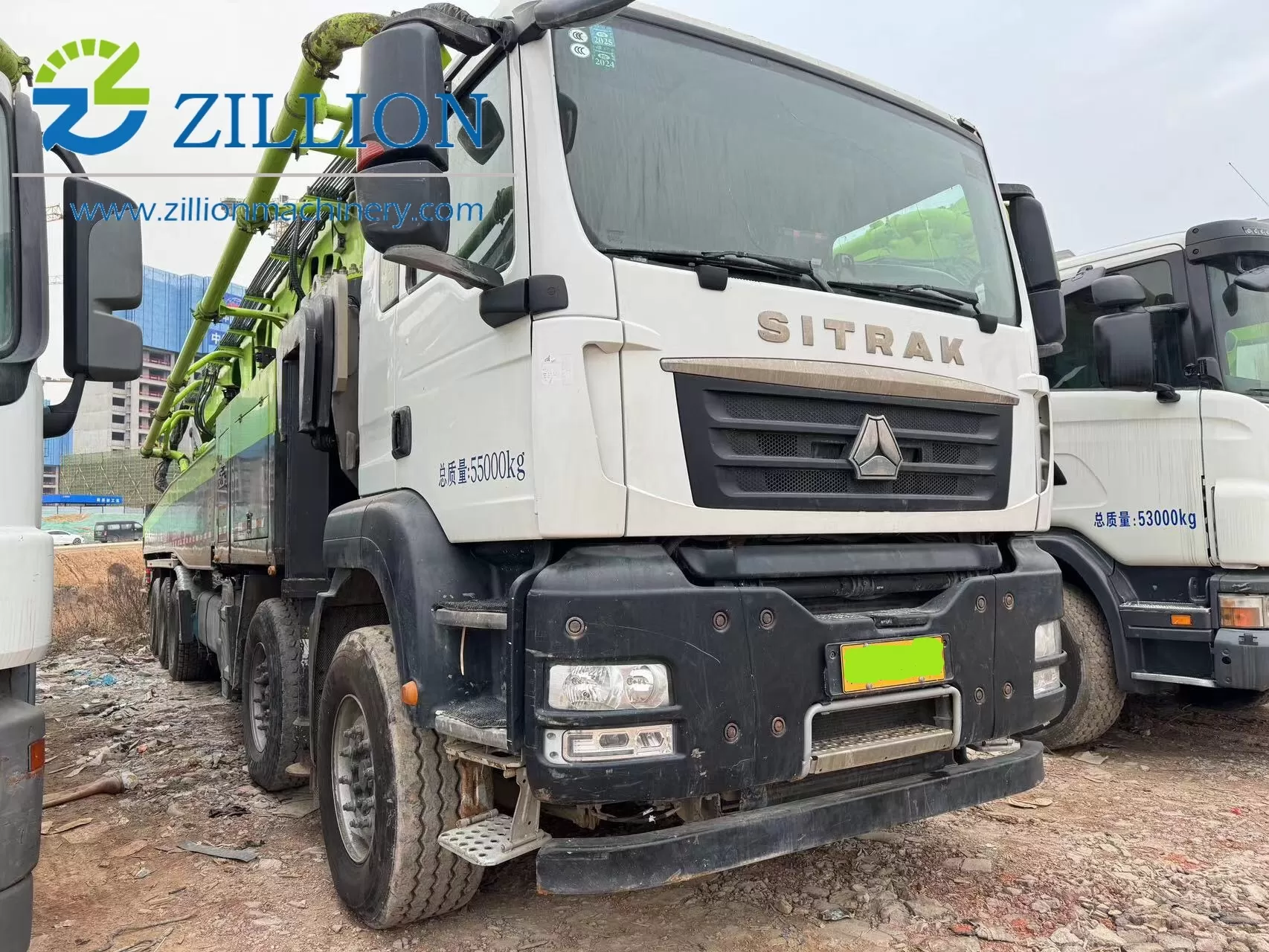 2022 zoomlion long boom truck-mount long boom truck-mount pompe long long boom 2022 zoomlion boom long boom truck-mounted car pump beton on sitrak chassis